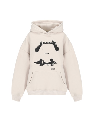 JAW HOODIE BEIGE