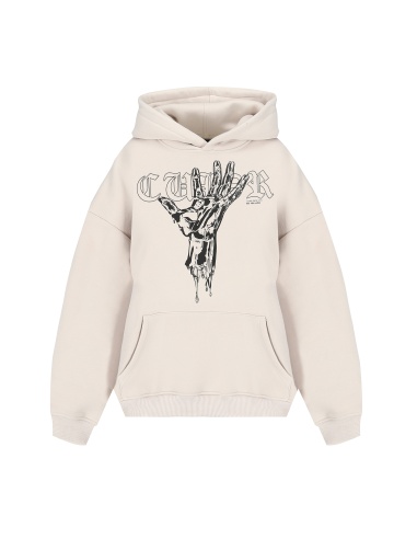 HAND HOODIE BEIGE